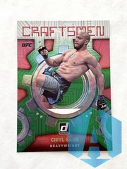 Ciryl Gane 2022 Donruss UFC Craftsmen Green Flood Holo #20